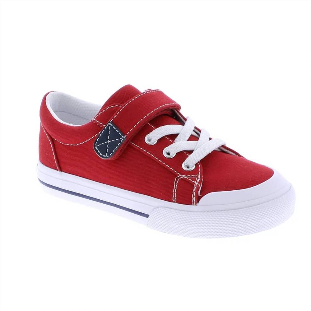 NEW FOOTMATES kids' jordan sneaker in red